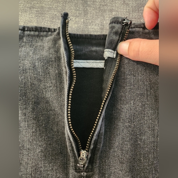 Wild Fable Black Jean Skirt Size 00 - Picture 4 of 6